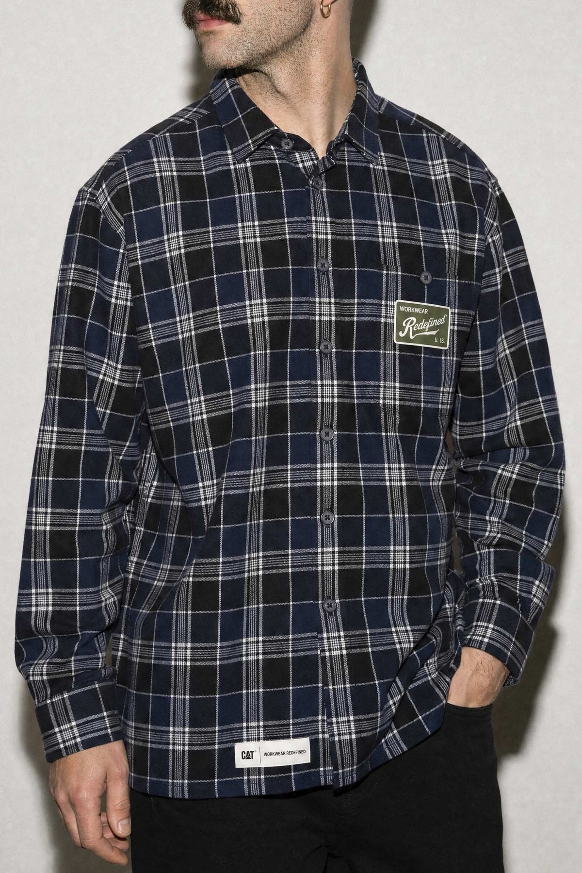 Workwear Redefined Patch Check Shirt