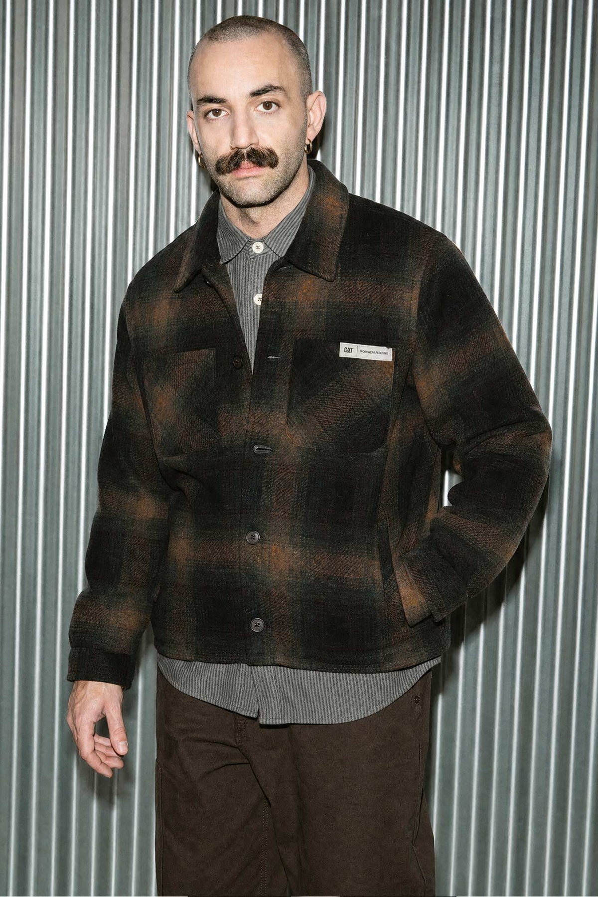 Workwear Redefined Wool Check Jacket
